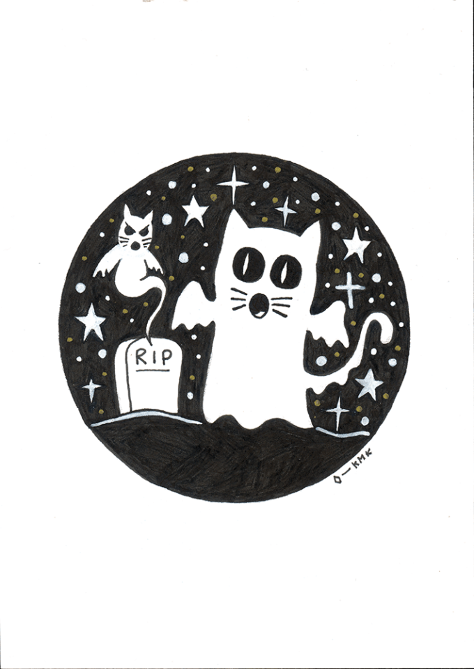 drawlloween2021-02 drawlloween 2021 - jour 2 - haunted