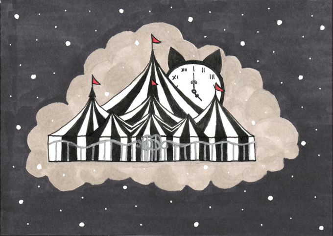 drawlloween 2021 - jour 4 - night circus