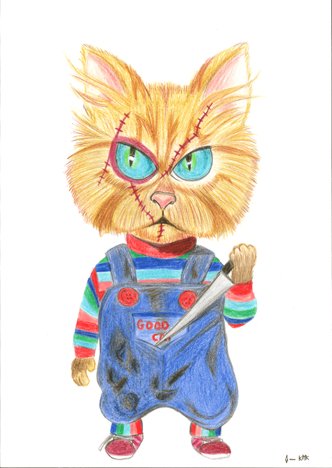drawlloween2021-09 drawlloween 2021 - jour 9 - classic horror