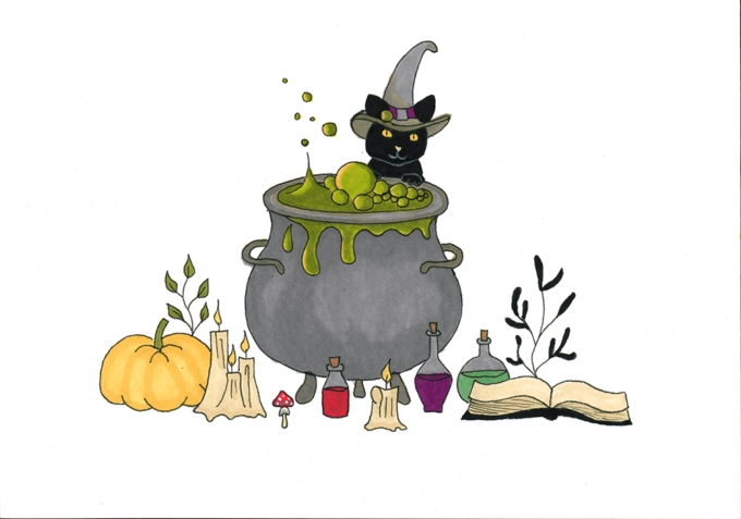 drawlloween2021-12 drawlloween 2021 - jour 12 - poisonous