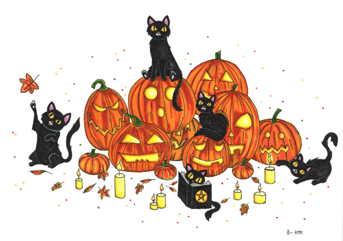 drawlloween2021-19 drawlloween 2021 - jour 19 - pumpkin