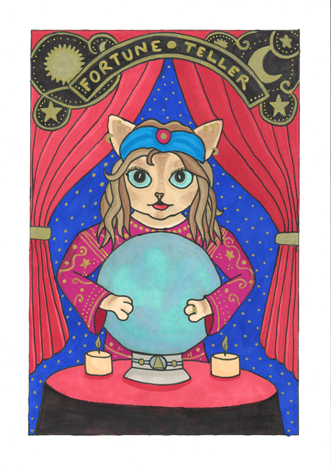 drawlloween 2021 - jour 21 - omen