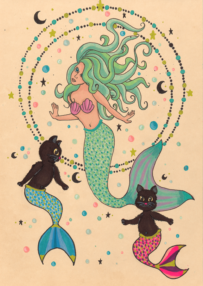 drawlloween2021-25 drawlloween 2021 - jour 25 - dark sea