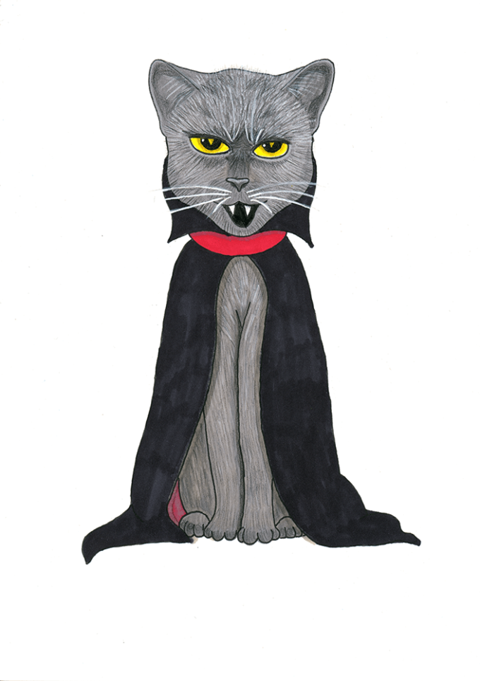 drawlloween2021-26 drawlloween 2021 - jour 26 - fang