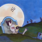 drawlloween 2021 - jour 27 bis - crypt