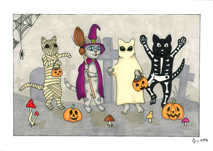 drawlloween2021-30 drawlloween 2021 - jour 30 - costume