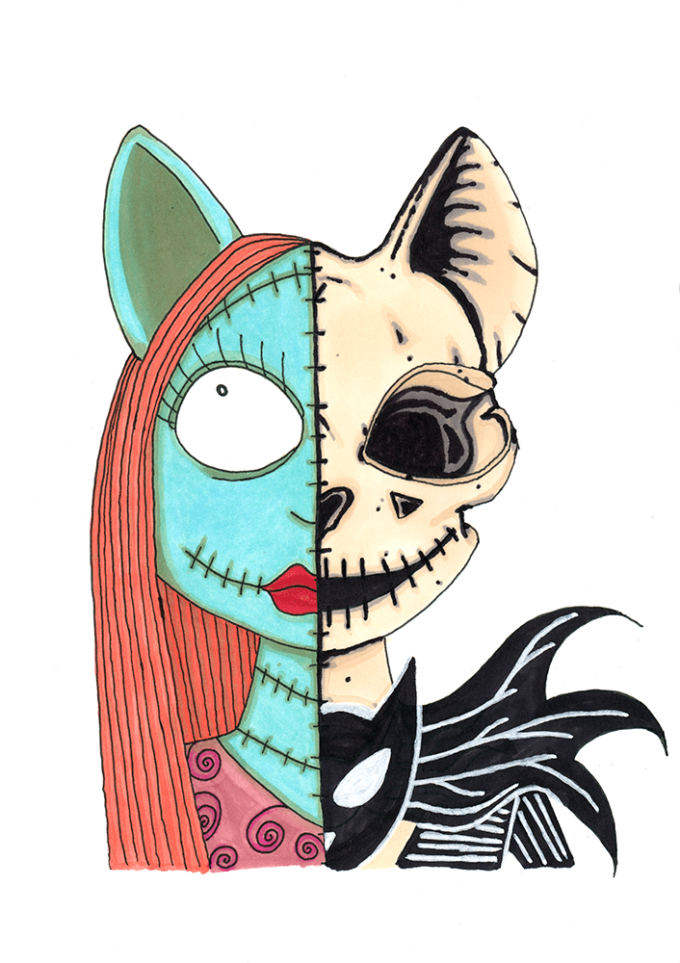 drawlloween2021-31 drawlloween 2021 - jour 31 - monster mash