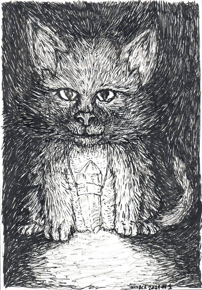 inktober 2021 - Crystal - jour1