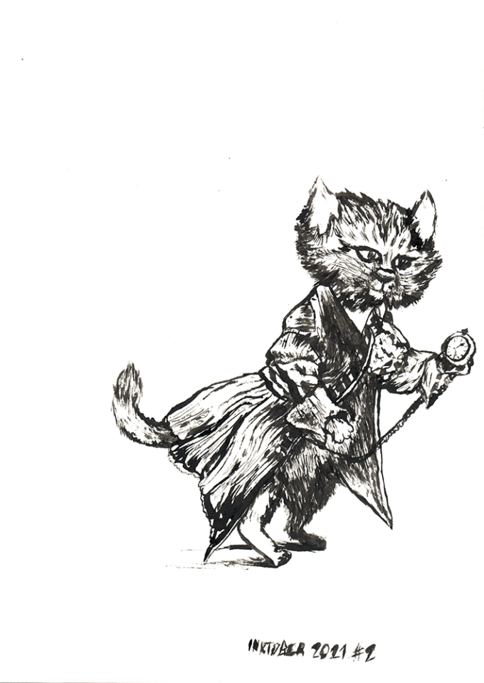 inktober2021-02 Inktober 2021 - Jour 2 - Suit