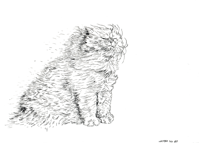 inktober2021-07 inktober 2021 - jour 7 - fan