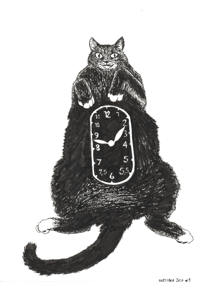 inktober 2021 - jour 8 - watch