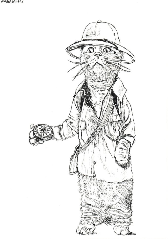 inktober2021-16 inktober 2021 - jour 16 - compass