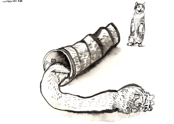 inktober 2021 - jour 30 - slither