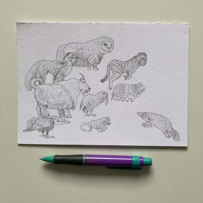 drawllo-16-build-a-beast-ak-original drawlloween 2022 - build a beast (original)