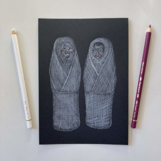 drawlloween 2022 - double trouble (original)