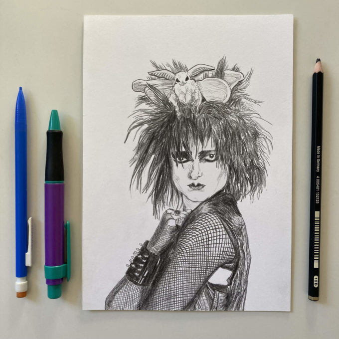 drawllo-24-goth-moth-ck-original drawlloween 2022 - goth moth (original)