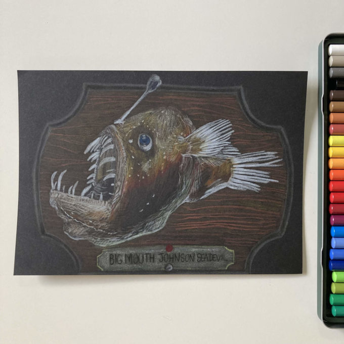 drawlloween 2022 - ocean oddities (original)