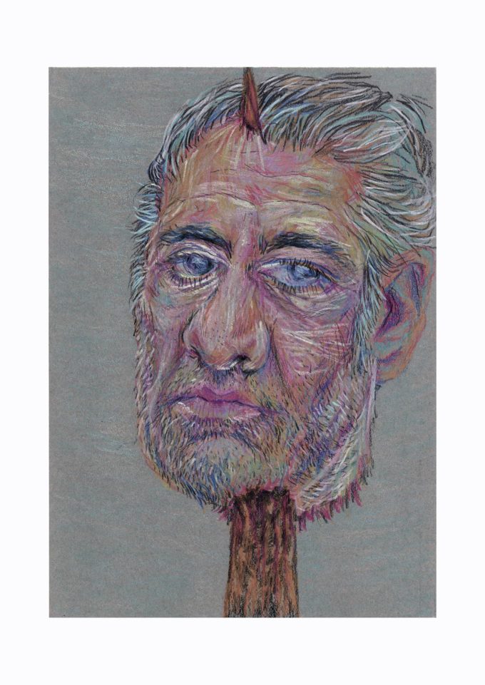 drawlloween 2022 - spooky self-portrait