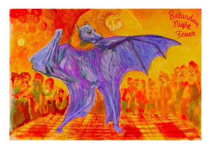 drawlloween 2022 - bat-urday