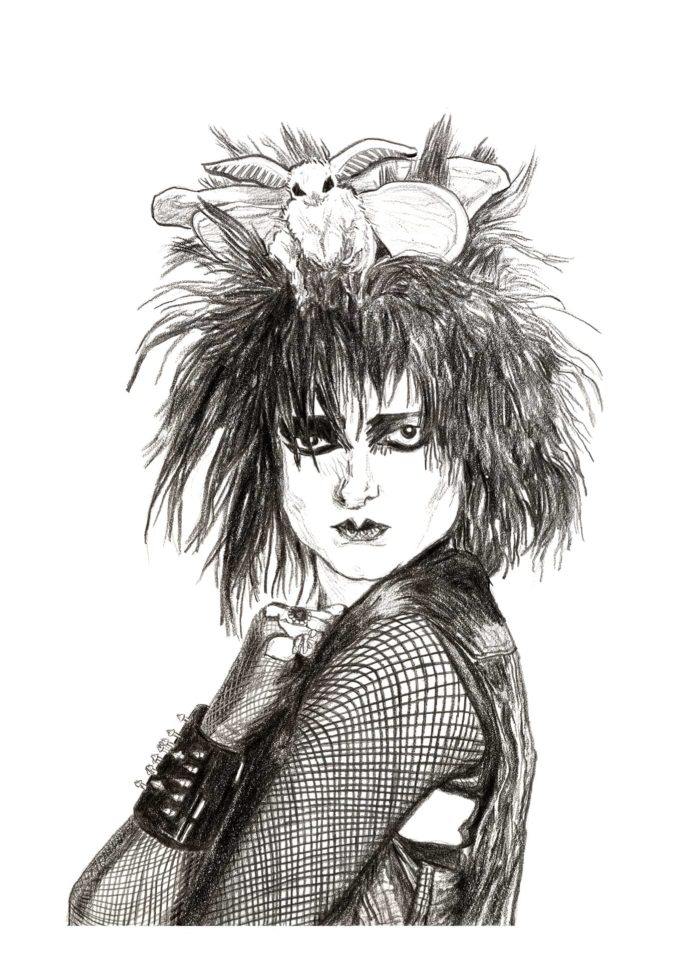 drawlloween-ak-d23-goth-moth drawlloween 2022 - goth moth