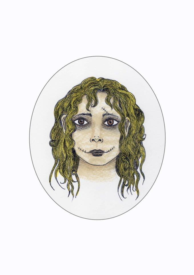 drawlloween 2022 - Spooky Self-portrait