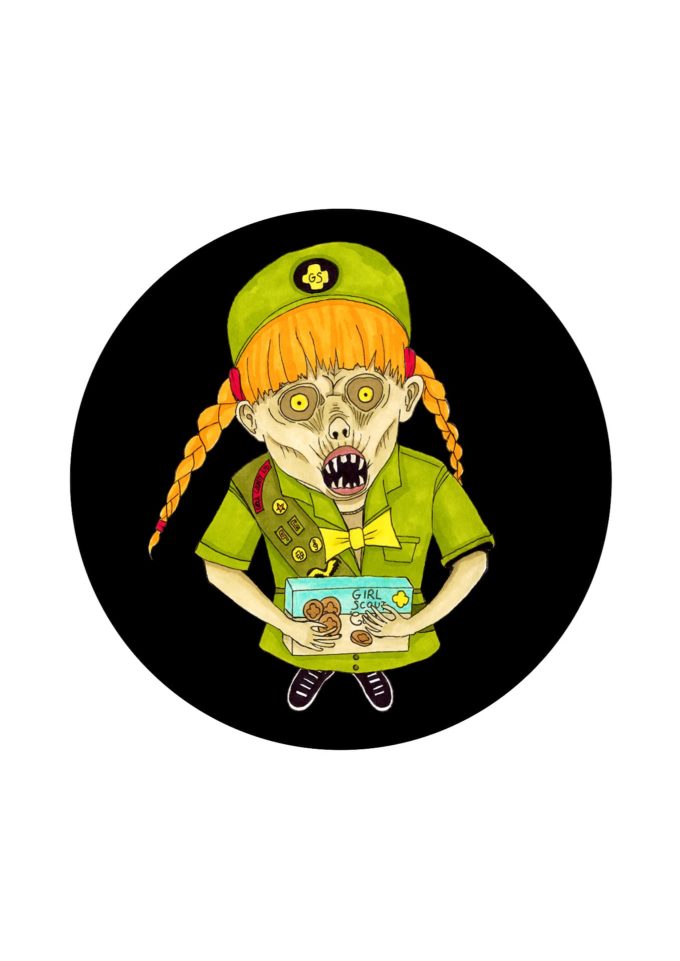 drawlloween 2022 - ghoul scout
