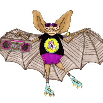 drawlloween 2022 - bat-urday
