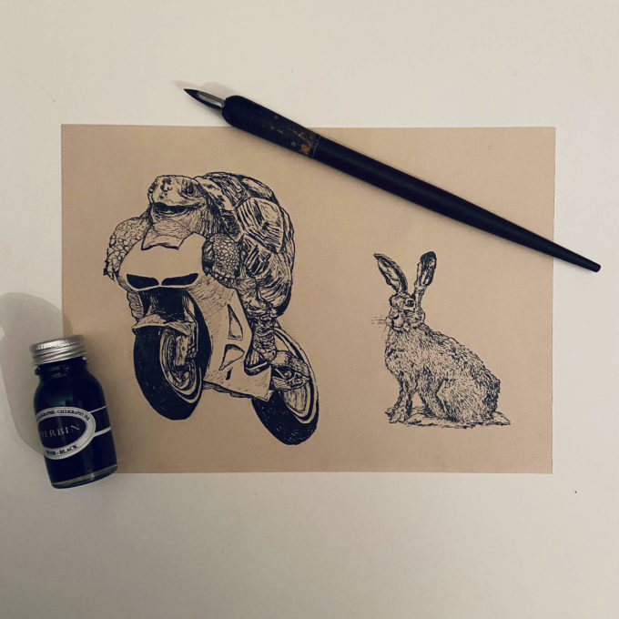 inktober 2022 - scurry (original)