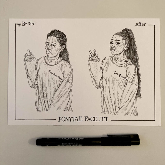 inkto-19-ponytail-ak-original inktober 2022 - ponytail (original)