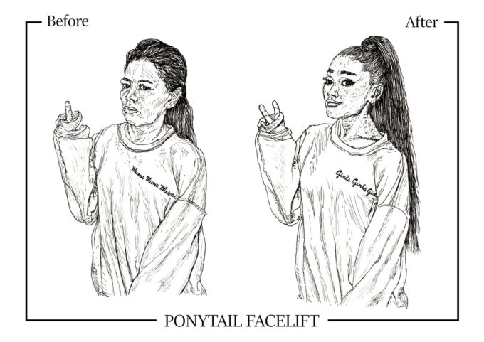 inktober 2022 - ponytail