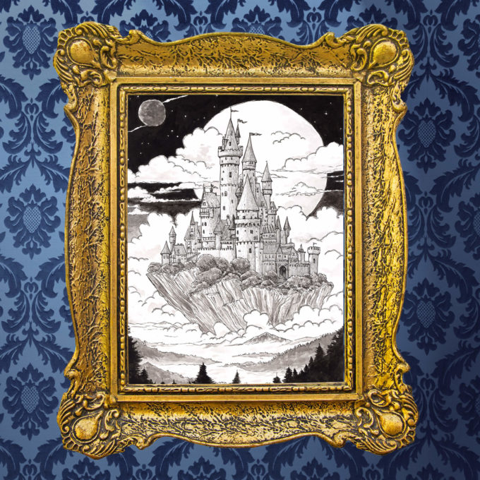 d14-castle-cadre-alex_kats inktober 2023 - castle